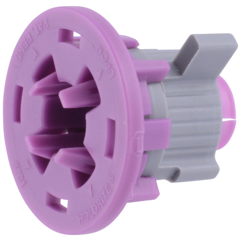 HoldRite PEXRite Stub-Out Clamp for 1/2 in. CTS Pipe, Tool-Free Pipe Support for Bathroom Stub-Outs, PEX, Copper, CPVC, 701-H - Image 1
